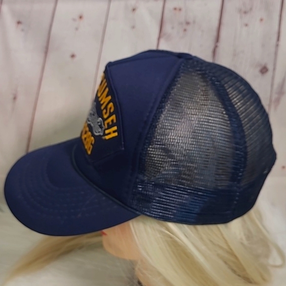USS Tecumseh SSBN-6286 Mesh Snapback Cap Hat Navy Blue Boat Submarine Ship - Picture 6 of 16